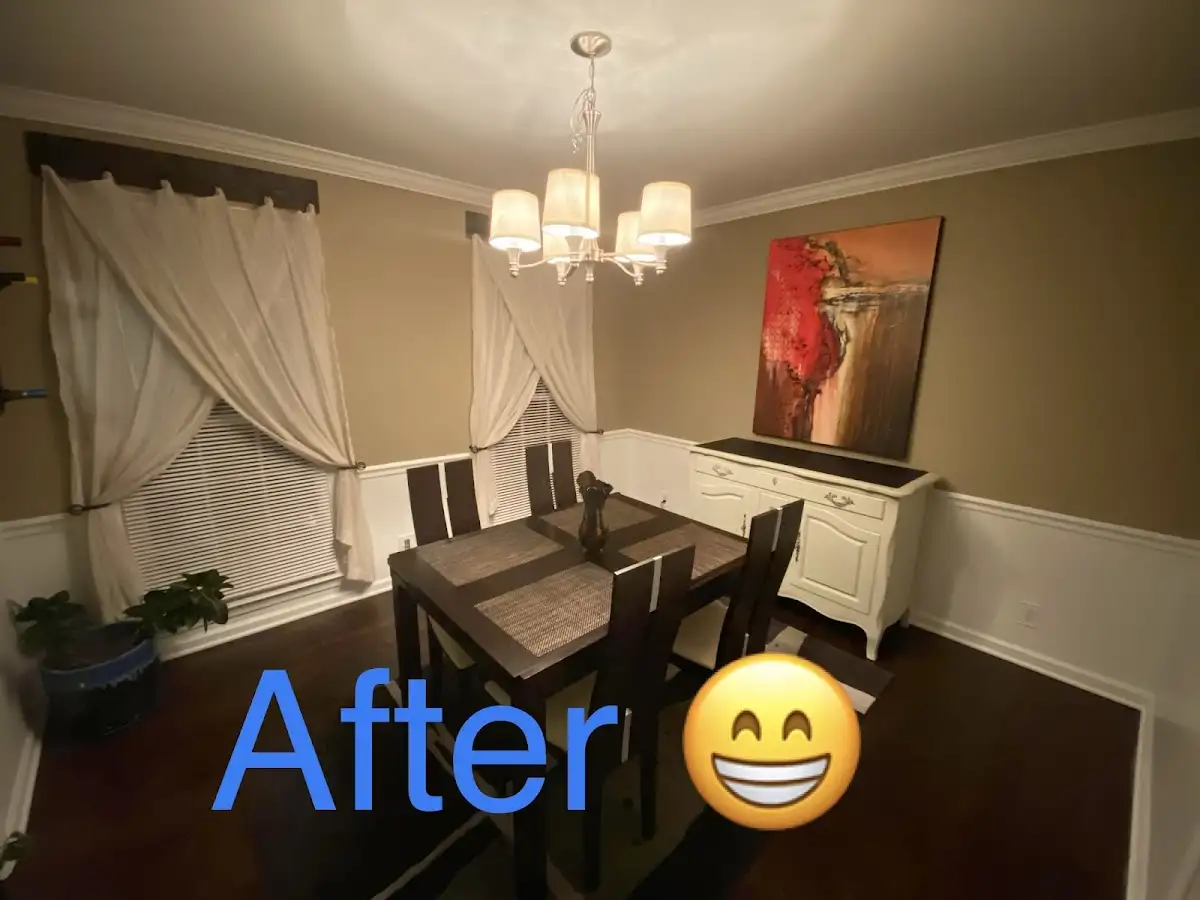 Professional dining room restoration after water damage in Black Mountain